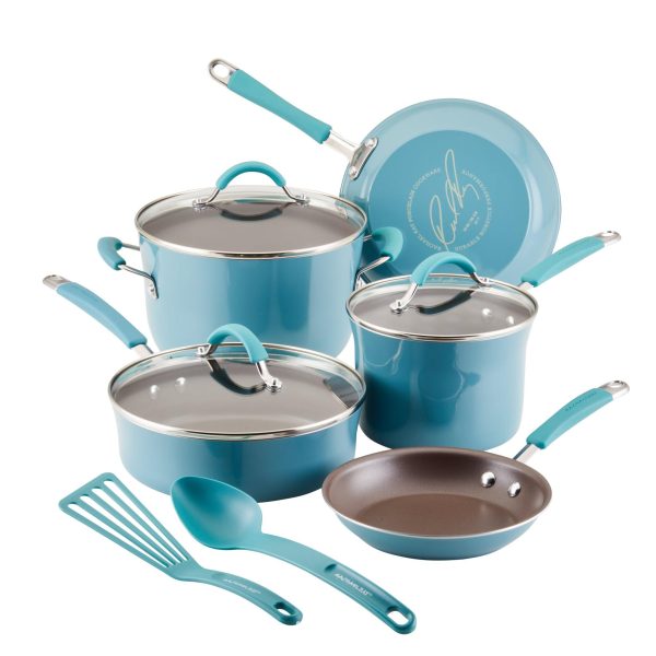 10-Piece Cucina Nonstick Cookware Set Fashion - Image 2