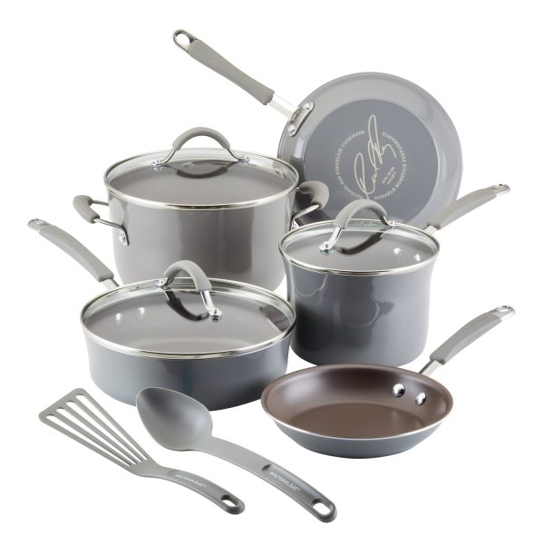 10-Piece Cucina Nonstick Cookware Set Fashion - Image 3