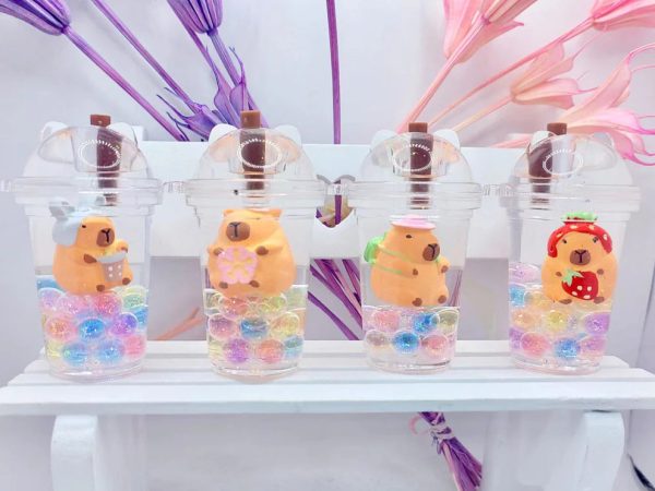 Capybara Boba Floaty Keychain Supply - Image 4